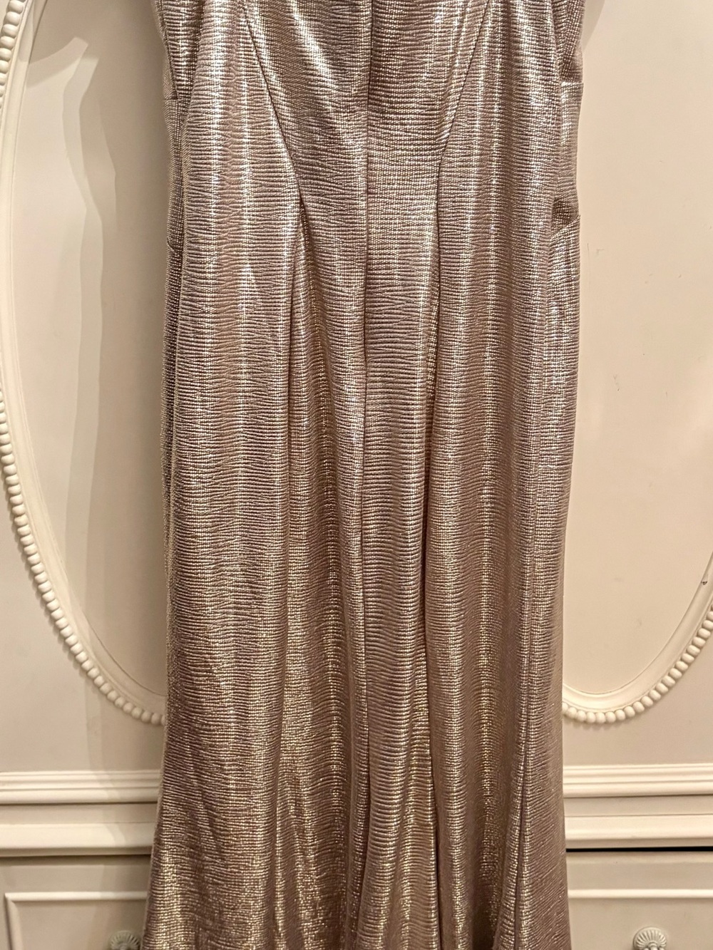 Metallic gold  gown - Elegant Evening Wear